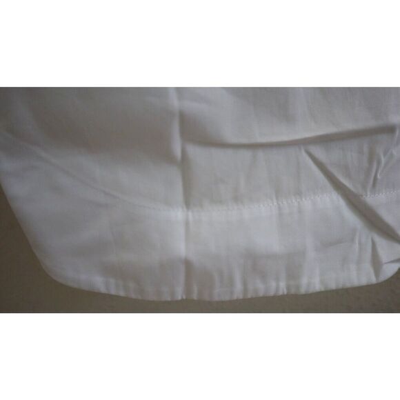 Derek Lam 10 Crosby Women's Sz 2 White Marley Button-Front Ruched L/S Shirt - Picture 8 of 10